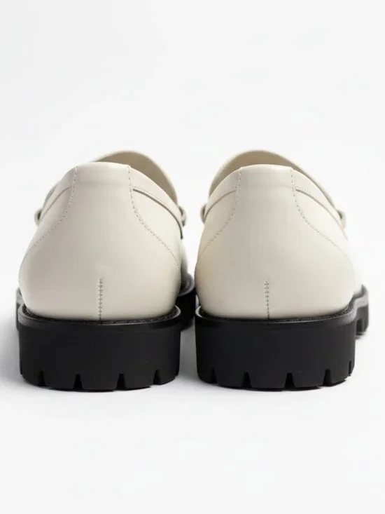 Paige bone leather Ellis loafer, size 9, NEW IN BOX! - Picture 2 of 4